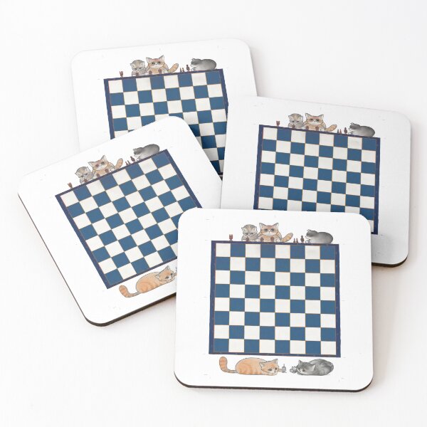 Item preview, Cat chessboard designed and sold by gatteria.