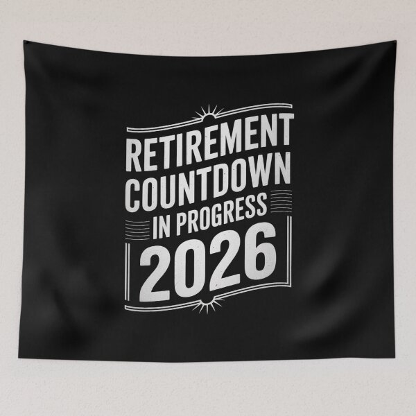 Item preview, Retirement Countdown for 2026 Retiree Celebration designed and sold by FadeOfThrone.