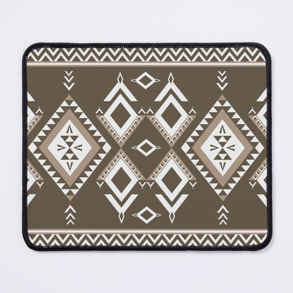 Item preview, Contemporary native tribal pattern in brown. designed and sold by Nengsang.