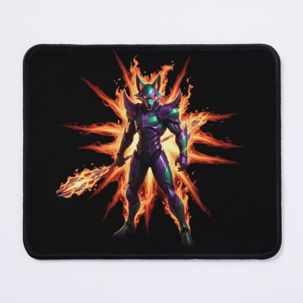 Item preview, Flame Wolf Warrior – Fire Beast Guardian Fantasy Art designed and sold by FORYOUOFFICIAL.