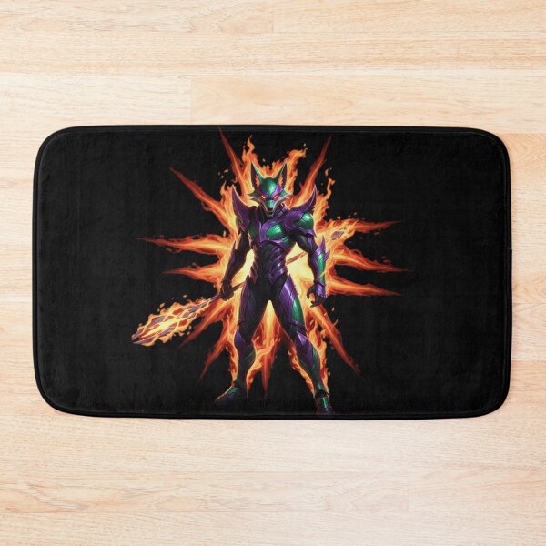 Item preview, Flame Wolf Warrior – Fire Beast Guardian Fantasy Art designed and sold by FORYOUOFFICIAL.