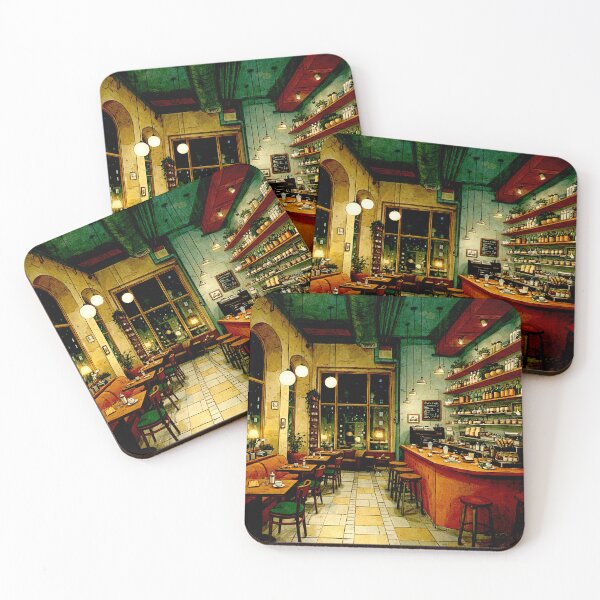 Item preview, Golden Morning at the Vintage Café#2 designed and sold by Helios Be. Lavsh.