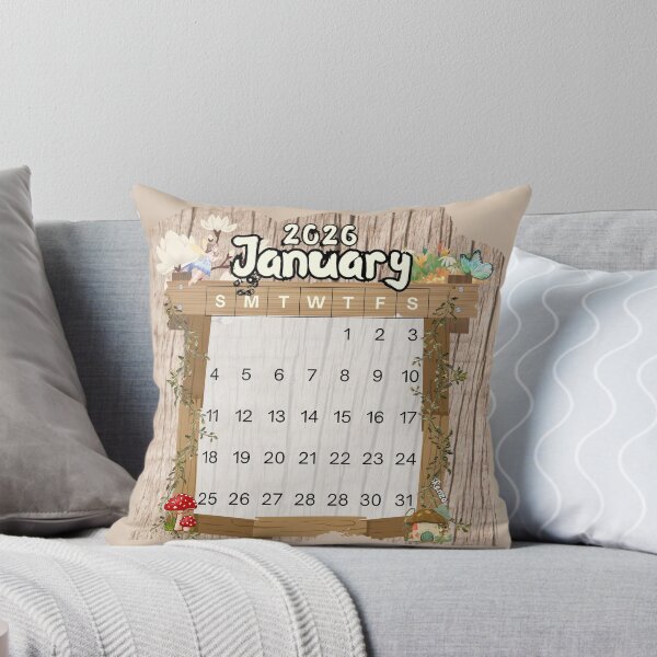 Item preview, January 2026 Monthly Calendar Fairy Garden Design designed and sold by iRenza.