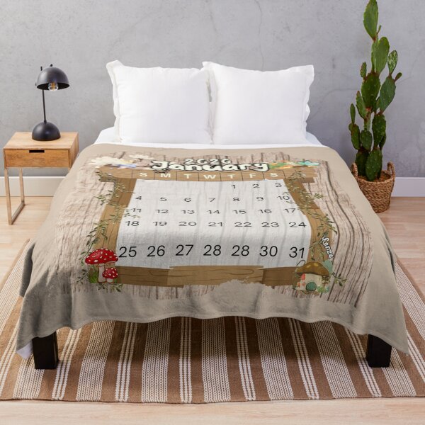Item preview, January 2026 Monthly Calendar Fairy Garden Design designed and sold by iRenza.