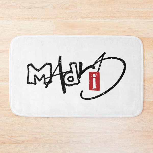Item preview, Madrid Spain - Artistic Asymmetrical Streetwear Typography designed and sold by NoulDesign.