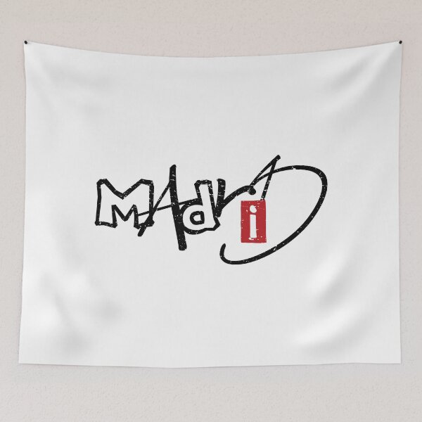 Item preview, Madrid Spain - Artistic Asymmetrical Streetwear Typography designed and sold by NoulDesign.