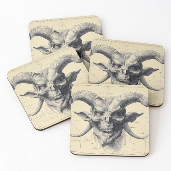 Item preview, Intricate Anatomical devil Skull Design designed and sold by lautir.