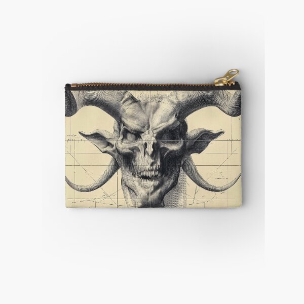 Item preview, Intricate Anatomical devil Skull Design designed and sold by lautir.