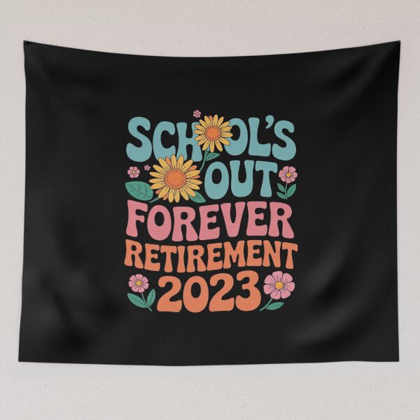 Item preview, School's Out Forever Retirement 2025 Retired Teacher designed and sold by MarryIsMonth.
