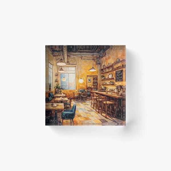 Item preview, Golden Morning at the Vintage Café#3 designed and sold by Helios Be. Lavsh.