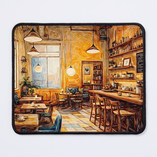 Item preview, Golden Morning at the Vintage Café#3 designed and sold by Helios Be. Lavsh.