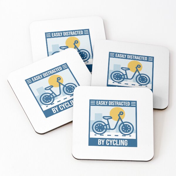 Item preview, Easily Distracted By Cycling  designed and sold by DesignbyAACreations .