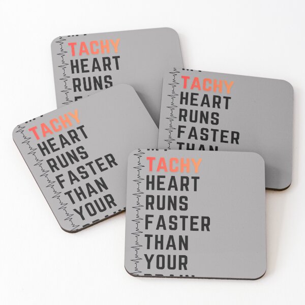 Item preview, My Tachy Heart Runs Faster Than Your Brain - Trash Talking Self-Distance Design designed and sold by MirAgi.