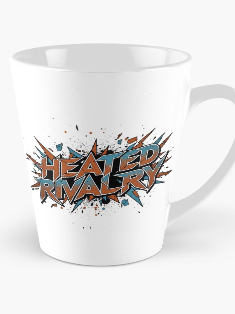 Thumbnail 1 of 4, Coffee Mug, Heated Rivalry Explosive Typography Graphic designed and sold by agroart.