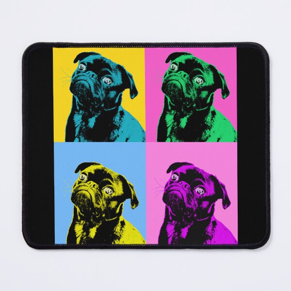 Item preview, Black Pug Pop Art designed and sold by Thechillfactor.