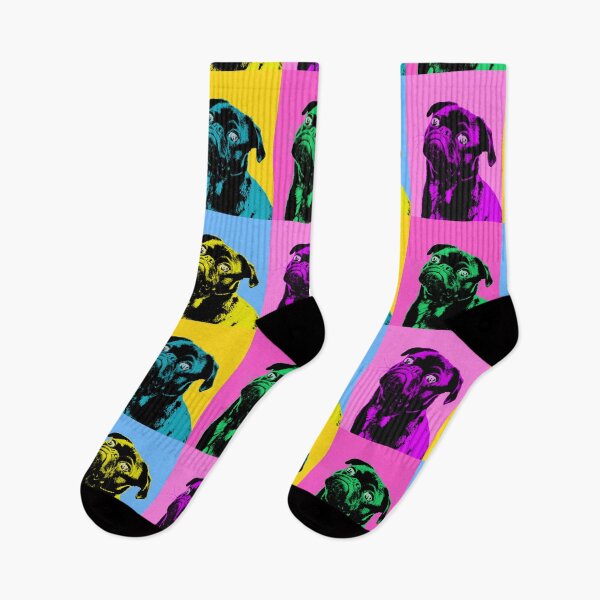 Item preview, Black Pug Pop Art designed and sold by Thechillfactor.