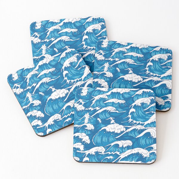 Item preview, Ocean Waves Framed designed and sold by Thechillfactor.