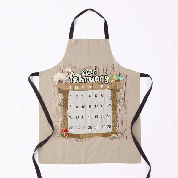 Item preview, February 2026 Monthly Calendar Fairy Garden Design designed and sold by iRenza.