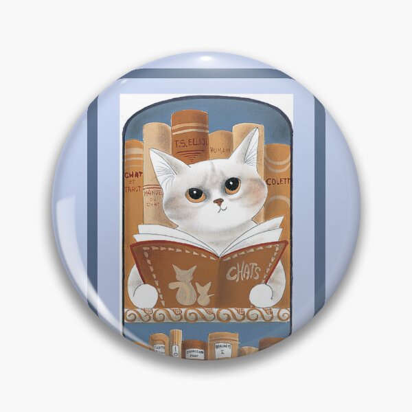 Item preview, Book-Loving Cats: Bookplate Sticker for cat lovers designed and sold by gatteria.