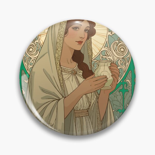 Item preview, St Brigid The Patron Saint of Dairymaids designed and sold by taiche.
