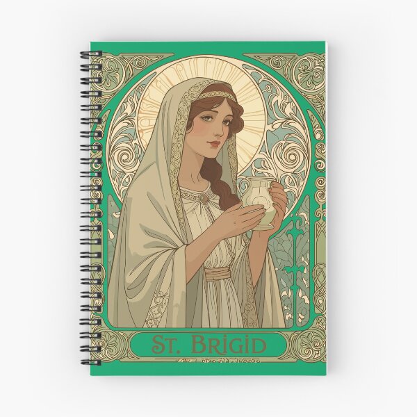 Item preview, St Brigid The Patron Saint of Dairymaids designed and sold by taiche.