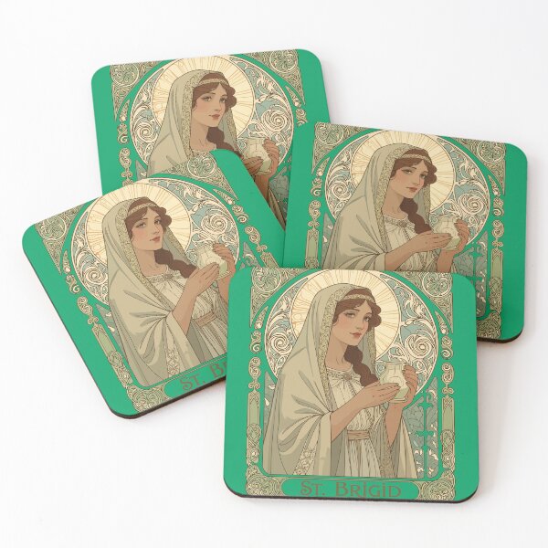 Item preview, St Brigid The Patron Saint of Dairymaids designed and sold by taiche.