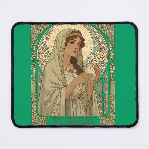 Item preview, St Brigid The Patron Saint of Dairymaids designed and sold by taiche.