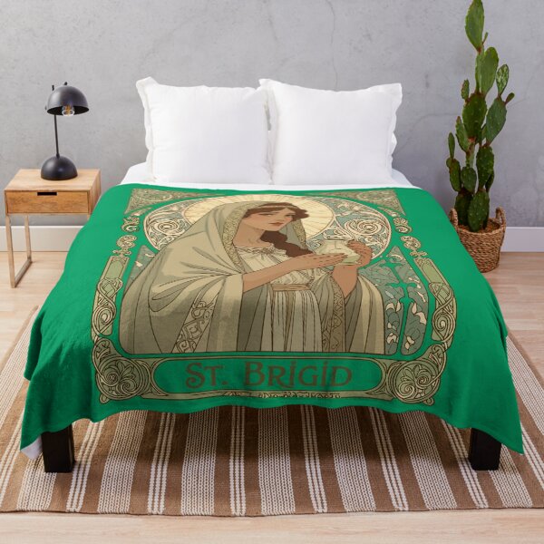 Item preview, St Brigid The Patron Saint of Dairymaids designed and sold by taiche.