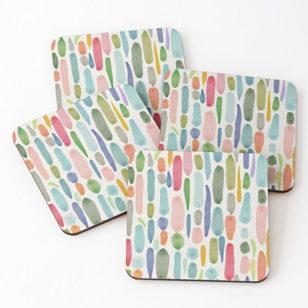 Item preview, Colorful Painted Watercolor Stripes designed and sold by RegalitosParaTi.