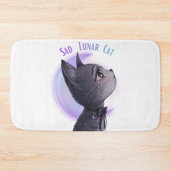Item preview, Sad Lunar Cat designed and sold by Lavender-Kitty.