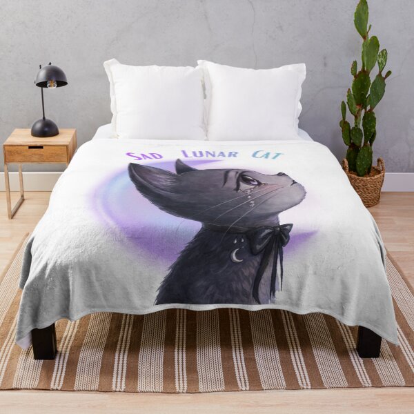 Artikelvorschau, Traurige Mondkatze entworfen und verkauft von Lavender-Kitty.