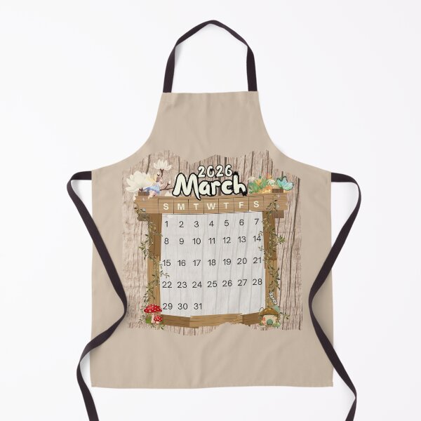 Item preview, March 2026 Monthly Calendar Fairy Garden Design designed and sold by iRenza.