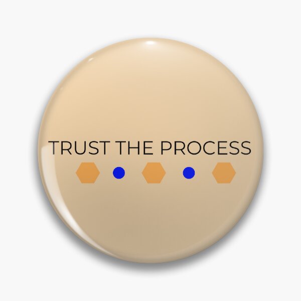Item preview, Trust the Process – Motivational Minimalist Quote for Students, Professionals, Office & Study Decor designed and sold by katerin17.