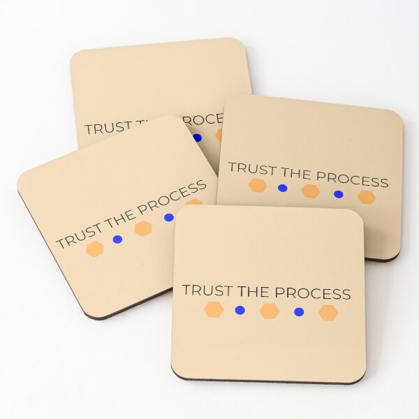 Item preview, Trust the Process – Motivational Minimalist Quote for Students, Professionals, Office & Study Decor designed and sold by katerin17.