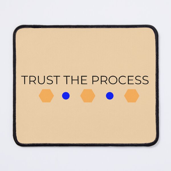 Item preview, Trust the Process – Motivational Minimalist Quote for Students, Professionals, Office & Study Decor designed and sold by katerin17.