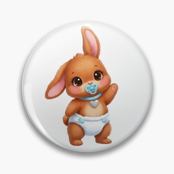 Item preview, Adorable Baby Red Rabbit with Pacifier designed and sold by CHRIST5000.
