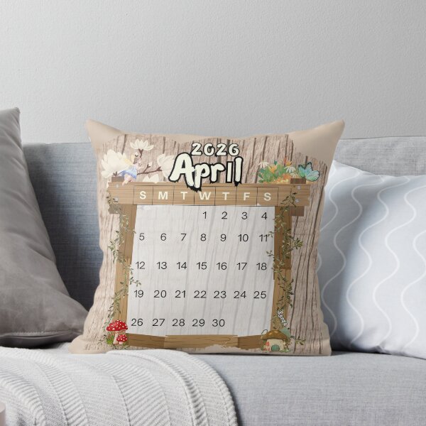 Item preview, April 2026 Monthly Calendar Fairy Garden Design designed and sold by iRenza.