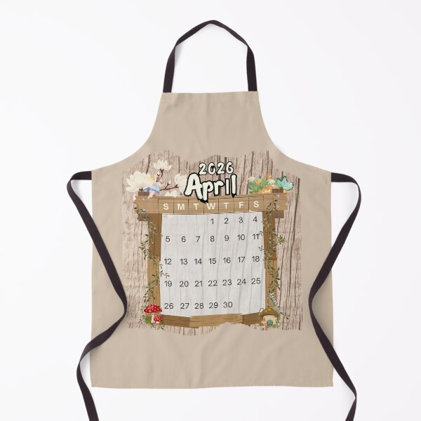 Item preview, April 2026 Monthly Calendar Fairy Garden Design designed and sold by iRenza.