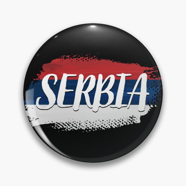 Item preview, Serbia Flag Colors designed and sold by Thechillfactor.
