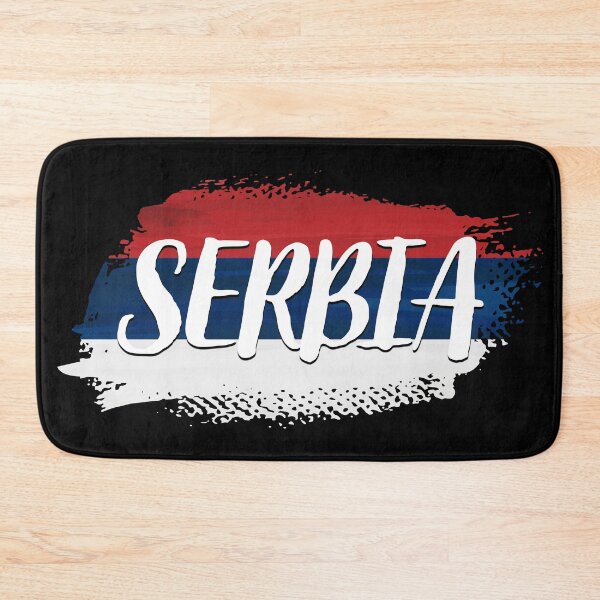 Item preview, Serbia Flag Colors designed and sold by Thechillfactor.