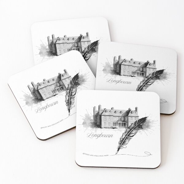 Item preview, The Shadows of Longbourn – A Moody Ink Illustration designed and sold by PandPFans.