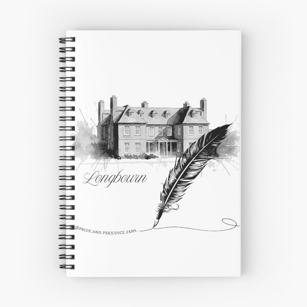 Item preview, The Shadows of Longbourn – A Moody Ink Illustration designed and sold by PandPFans.