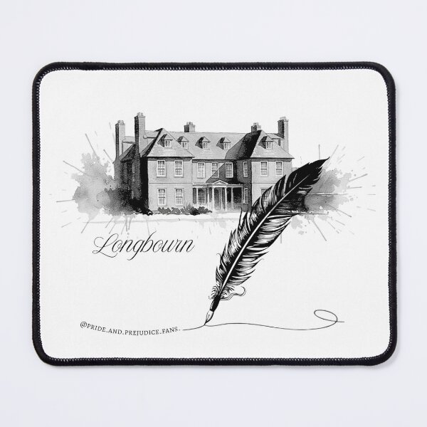 Item preview, The Shadows of Longbourn – A Moody Ink Illustration designed and sold by PandPFans.