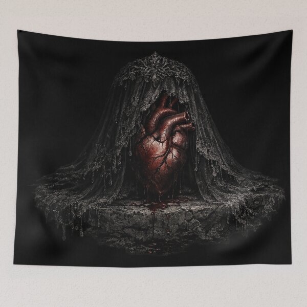 Item preview, Veiled Heart of Darkness designed and sold by Mouraludia.