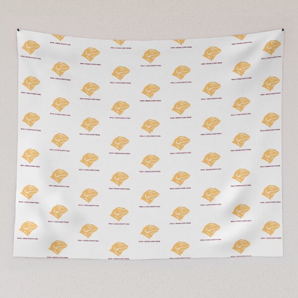Item preview, Now I Judge Everything Funny Bearded Dragon designed and sold by SomBlanter.