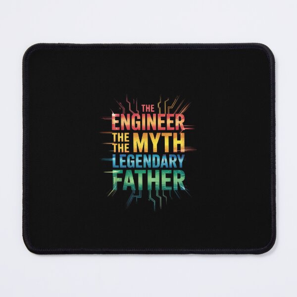 Item preview, Mens Engineer Myth Legendary Father Dad Sayings designed and sold by SyntaxClaw.