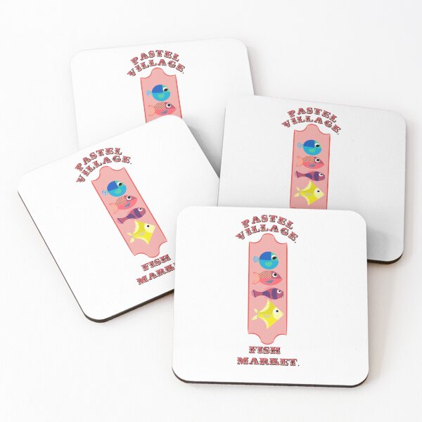 Item preview, Pastel village fish market logo. designed and sold by Lunarviewpoint.