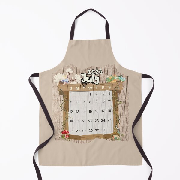 Item preview, July 2026 Monthly Calendar Fairy Garden Design designed and sold by iRenza.