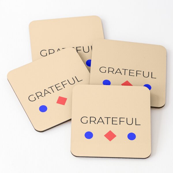 Item preview, Grateful – Minimalist Office Quote for Coworkers, Professionals & Workspace Decor designed and sold by katerin17.