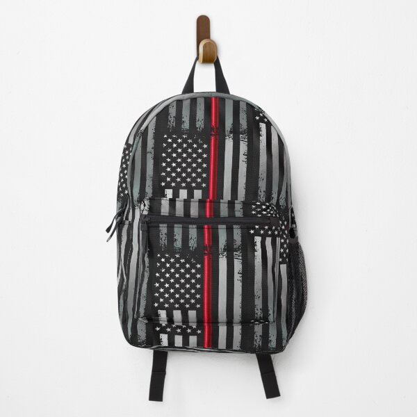 Item preview, Thin Red Line American Flag Firefighter Support designed and sold by artistwill.